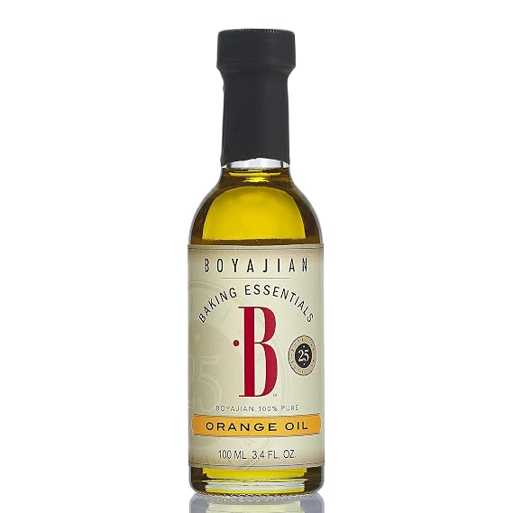Boyajian Pure Orange Oil, 3.4 Fluid Ounce - Set of 3.