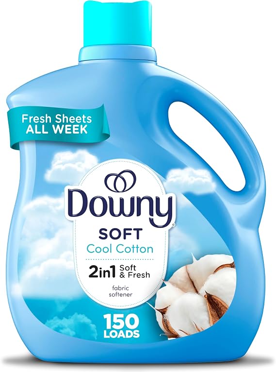 Downy Ultra Cool Cotton Liquid Fabric Conditioner Fabric Softener, 150 Loads 111 fl oz