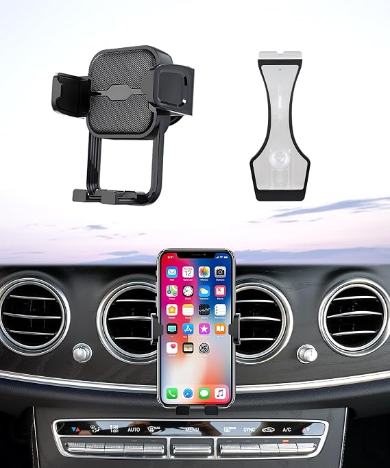 Car Phone Holder for Mercedes Benz E Class 2016-2023 / CLS Class 2018-2023 Auto Accessories Navigation Bracket Interior Decoration Mobile Cell Phone Mount, 360 Rotation