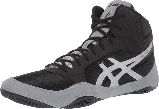 ASICS Uni Snapdown 2 Wrestling Shoes, Black/Silver, 24, multicolor black / silver