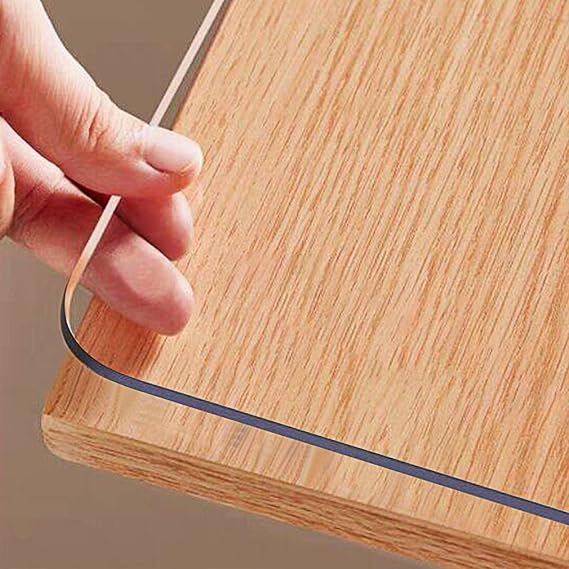 OstepDecor 48 x 72 in Clear Table Protector 1.5mm Thick Plastic Table Cover