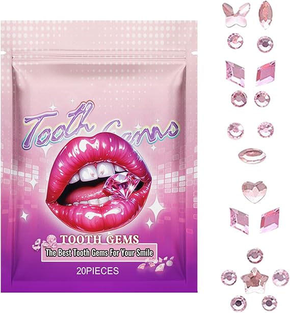 Teeth Gems Fashionable Temporary Tooth Jewelry Kit Safe