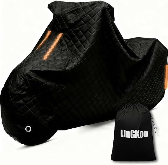 Hail Proof Waterproof Motorcycle Cover for CF Moto 650NK ABS Heavy Duty Motorbike Cover丨for Electric Bikes Mopeds & Mobility Scooters Rain