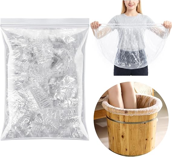 25PCS Pedicure Liners Disposable - Plastic Footbath Spa, Soak Liners