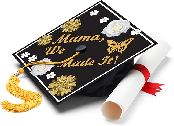 ADVANSYNC EarnedSwag Mama, We Made It Graduation Cap Topper