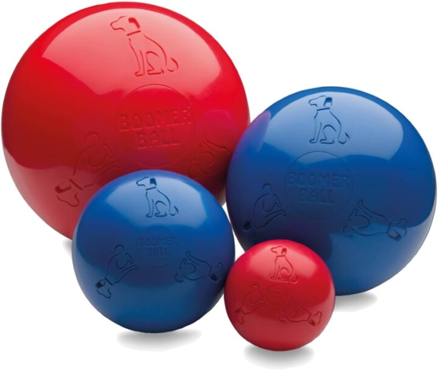 Company of Animals Boomer Ball 6 inch, Virtually Indestructible Best Dog Toy, Boredom Busting Football, Tough & Durable Medium Dog Ball, Floats on Water, Great for Mental Stimulation & High Energy Dogs, Assorted Colours
