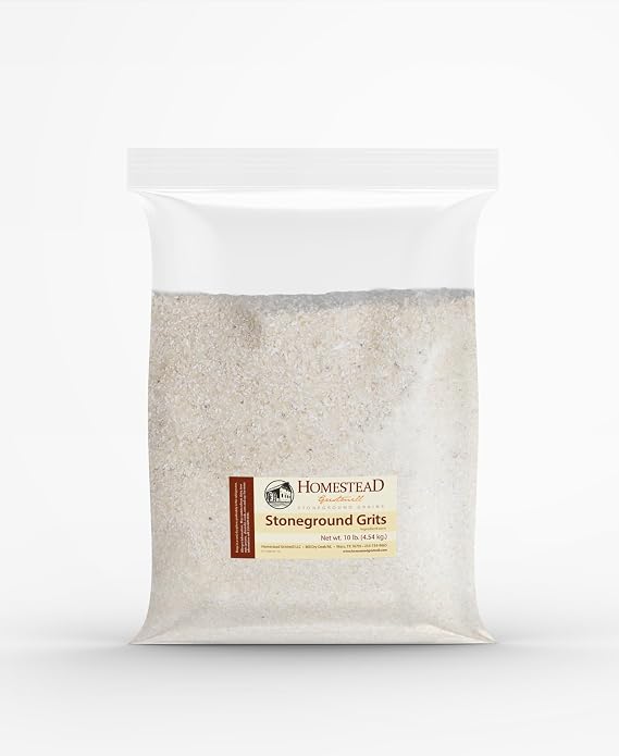 Stone Ground Grits (10 LBS, Blue Corn Grits)