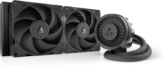 ARCTIC Liquid Freezer III Pro 280 - AIO CPU Cooler, 2 x 140 mm Water Cooling, 38 mm Radiator, PWM Pump, VRM Fan, AMD AM5/AM4, Intel LGA1851/1700 Contact Frame - Black