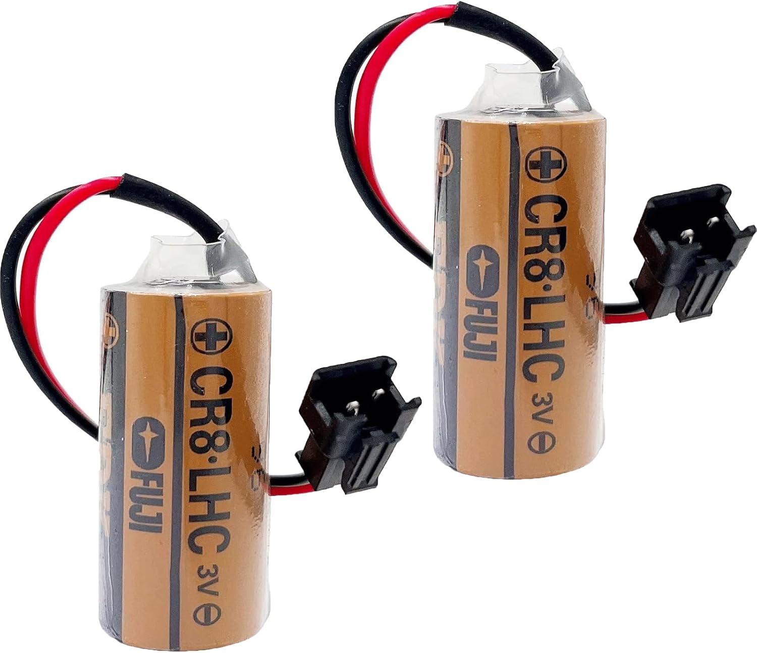 2 Pack CR8.LHC 3V Battery for Fuji FDK CR8-LHC Battery,3V 2600mAh Non-Rechargeable