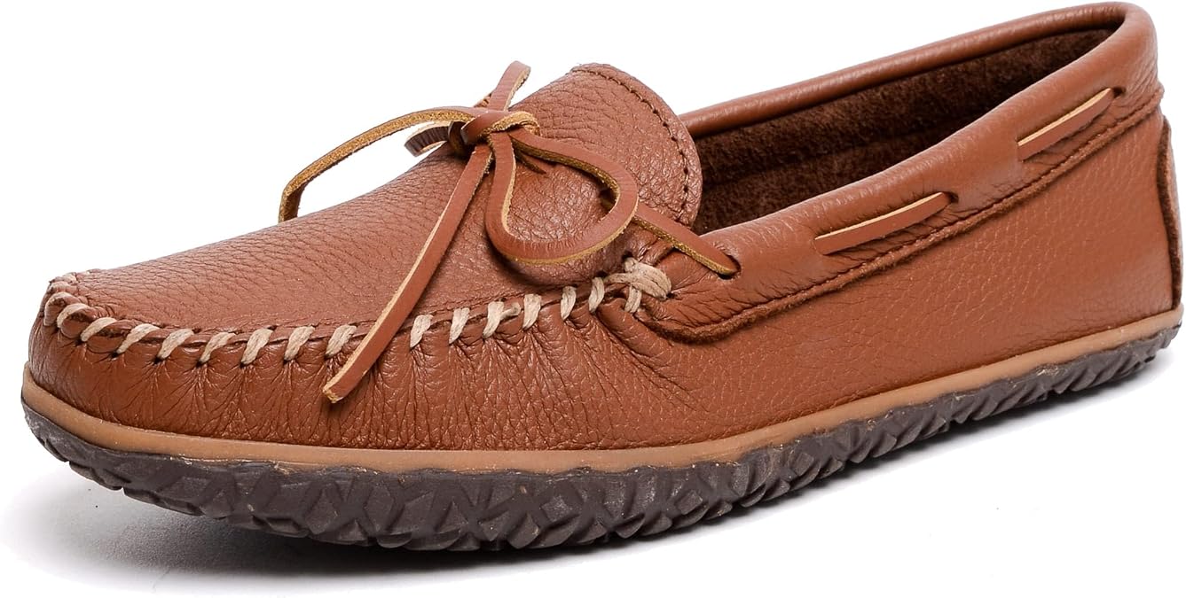 Minnetonka Mens Moosehide Tread Moccasins