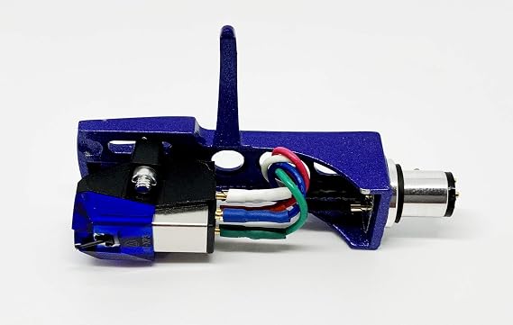 Blue Headshell AT-XP3 Cartridge And Stylus Needle For Technics SL D1, SL D1K, SL D2, SL D202, SL D205, SL D2K, SL D3, SL D303