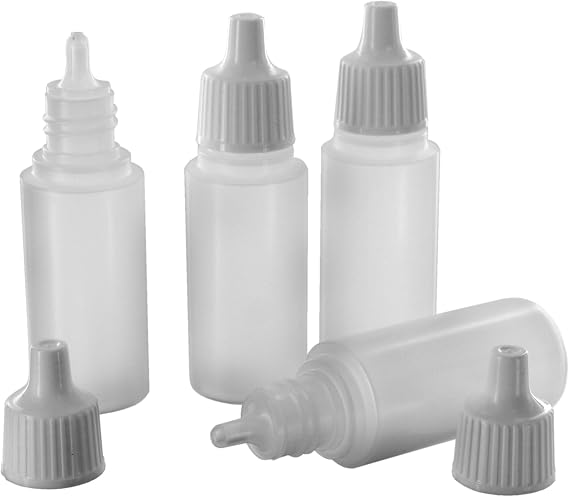 Modelcraft POL1017/4 17 ml 1-Piece Dropper Bottles