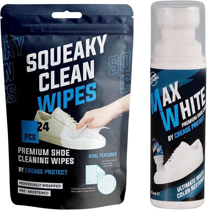 Crease Protect Sneaker & Shoe Care Bundles – Premium Cleaning, Protection, Polishing & Crease Prevention Kits