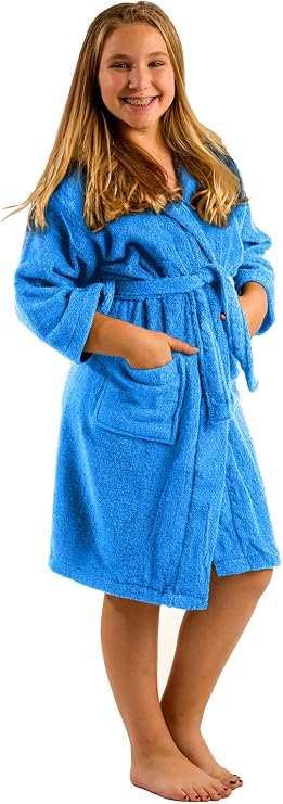 BY LORA Kids Hooded Microfiber Robe