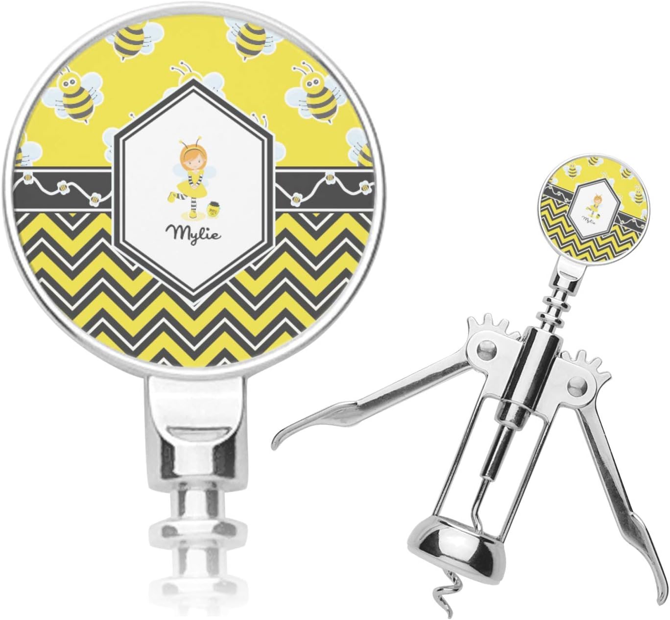 Personalized Buzzing Bee Corkscrew