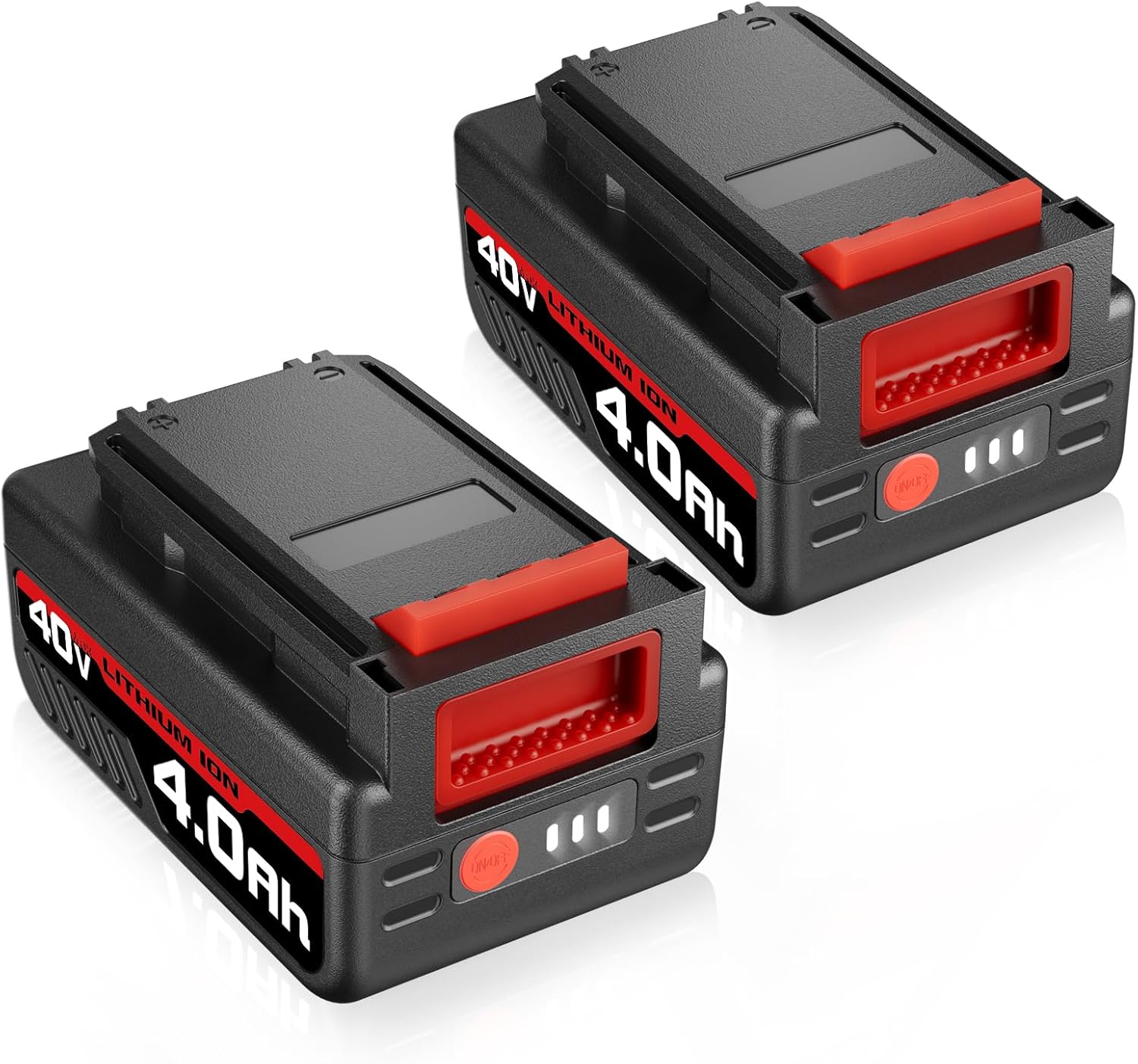 VANON Replacement for Black and Decker 40V Lithium Max Battery 4.0Ah LBXR36 LBX2040 LBXR2036 LST540 LCS1240 LBX1540 LST136W,2-Pack