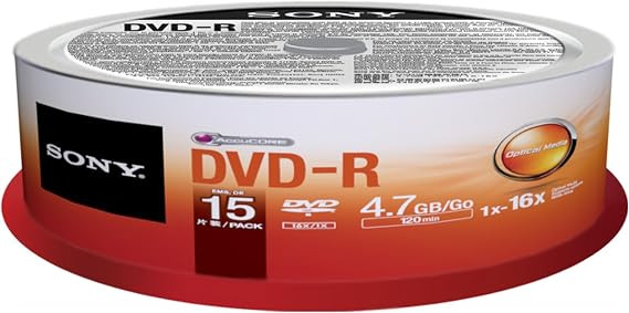 Sony DVD-R (15 pk Spindle)