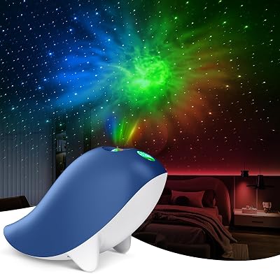 Star Projector Bedroom Bedside Lamps, Night Light for Kids Ceiling Starry Sky Projection lamp bedroom decor led Lights for Room,galaxy projector Cool gifts for teen girls Blue