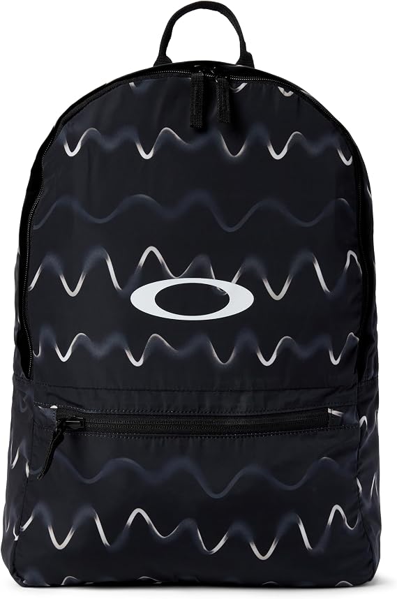 Oakley Unisex The Freshman Packable Recycled Backpack, Vanish Lines Black, One Size