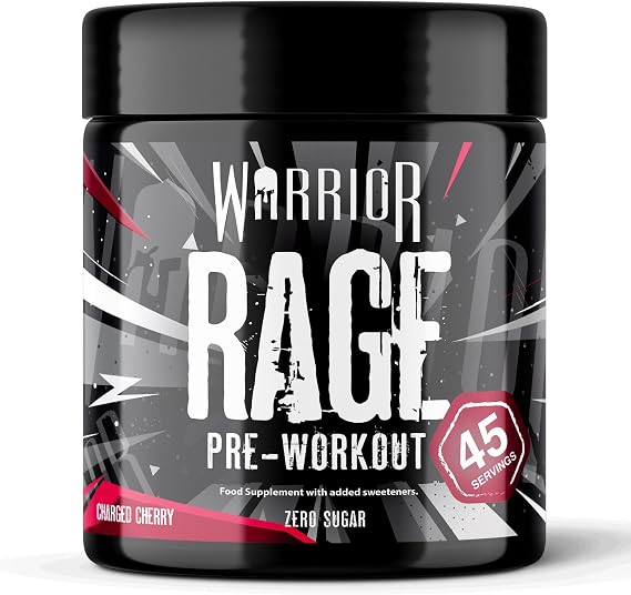 Warrior Rage Pre Workout Powder 392g High Strength Energy Supplement