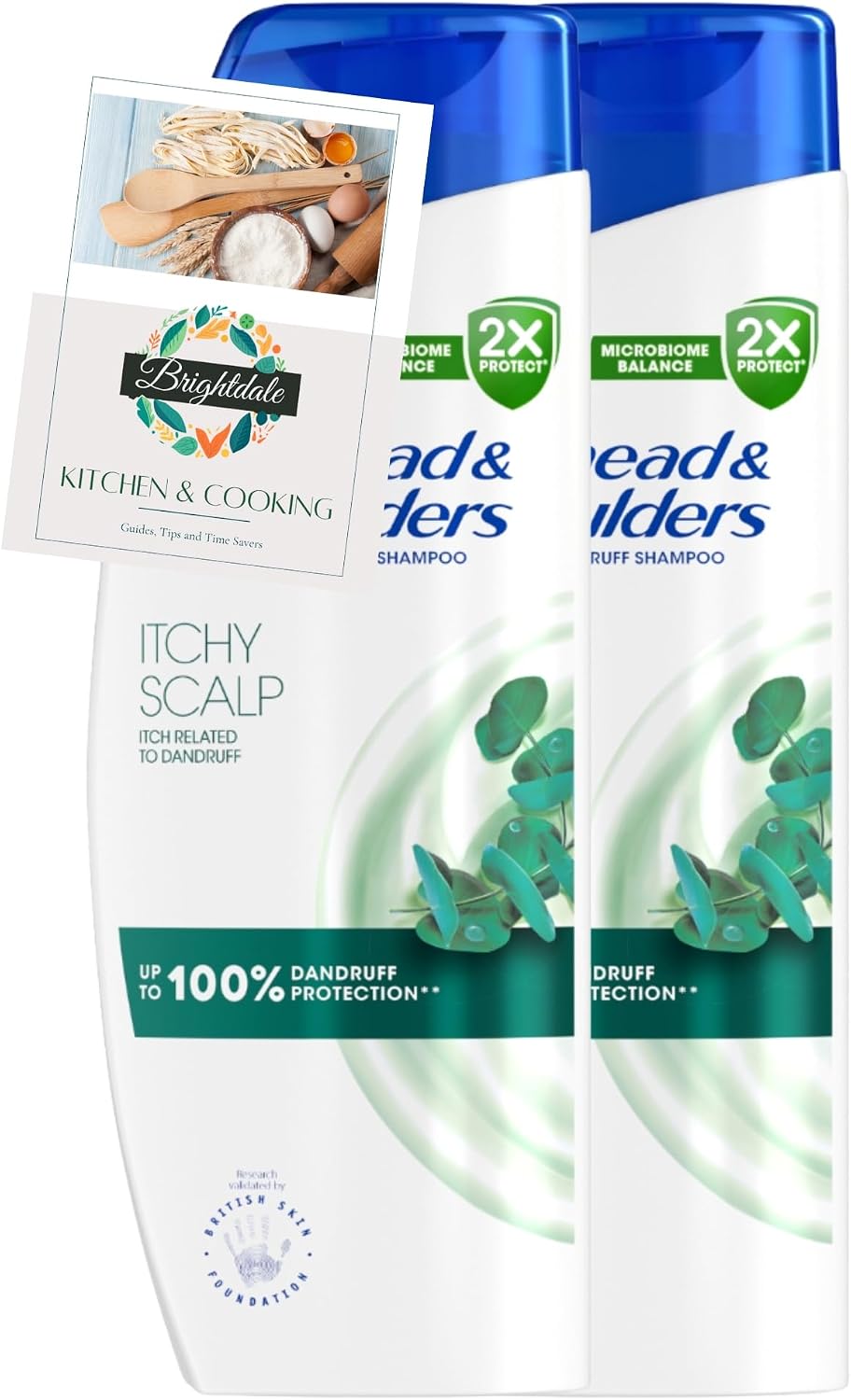 Anti Dandruff Shampoo Bundle for Head & Shoulders Itchy Scalp Shampoo 250ml 2 Pack  Brightdale Kitchen Booklet