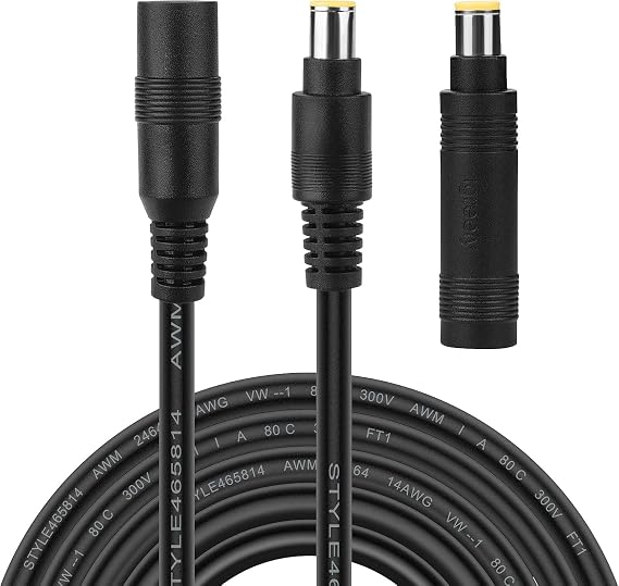 8mm Extension Cable - iGreely 30Ft 9M DC 8mm Cord Compatible with Jackery Goal Zero for Solar Generator Portable Power Station and Solar Panel 14AWG