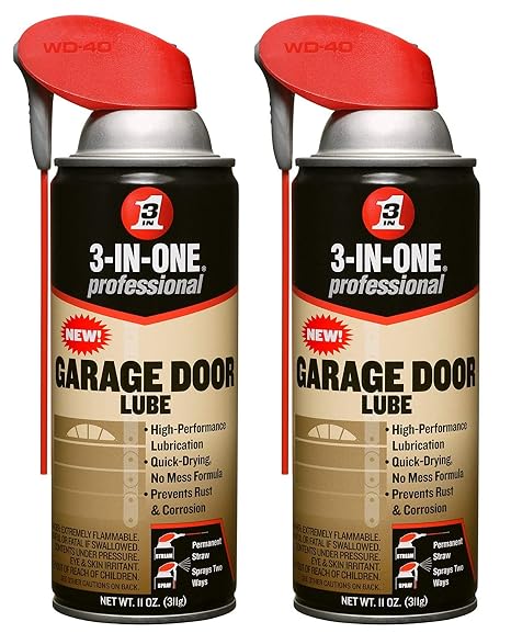 WDC100581-3-in-one Professional Garage Door Lubricant, 11 Oz Aerosol Can