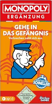 Monopoly Supplement Go to Prison (Classic Required for Play) - German Version