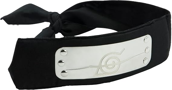 ABYSTYLE Naruto Shippuden Anti-Leaf Village Headband One Size Cosplay Anime Cartoon Accessories Goods Gift