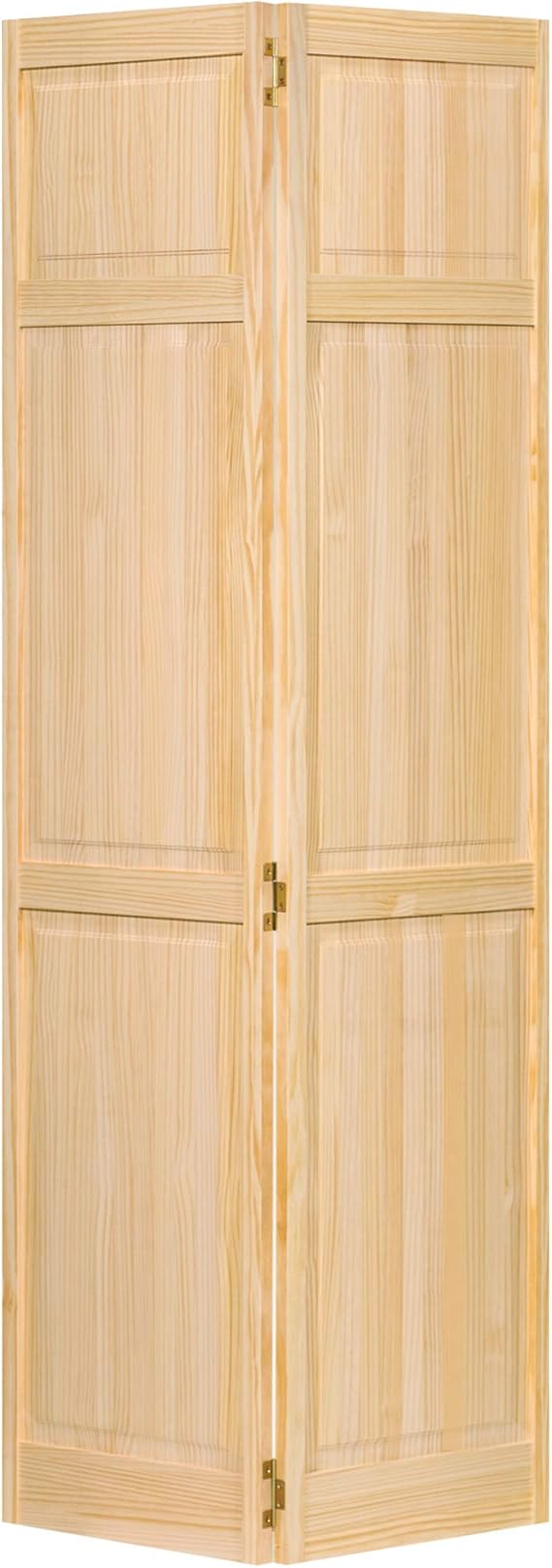 Kimberly Bay Closet Door, Bi-fold, 6-Panel Style Solid Wood (80x24)