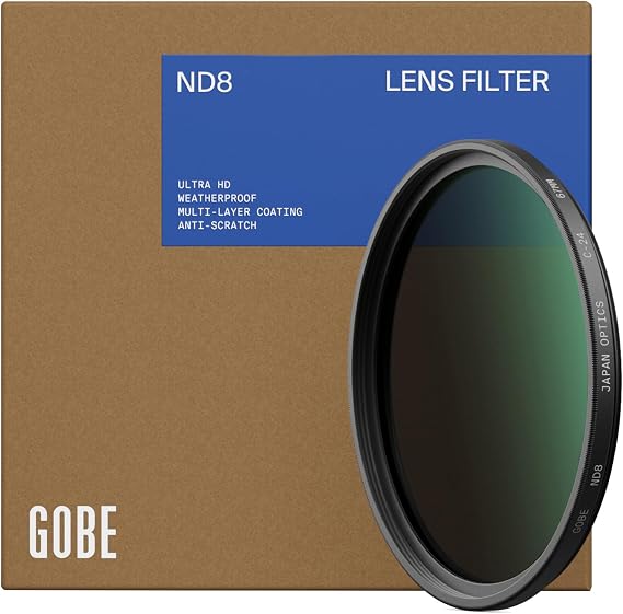 Gobe 67mm ND8 (3 Stop) ND Lens Filter
