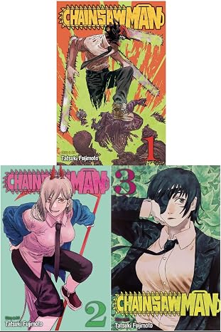 Chainsaw Man Vol. 1-3 Collection 3 Book (1,2,3) Bundle Set