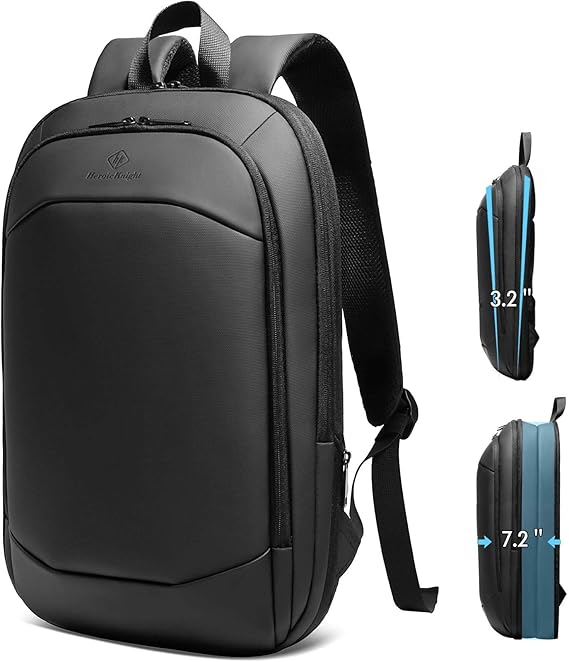 Expandable 15.6 Inch Laptop Rucksack for Men, Slim Business Work Backpack
