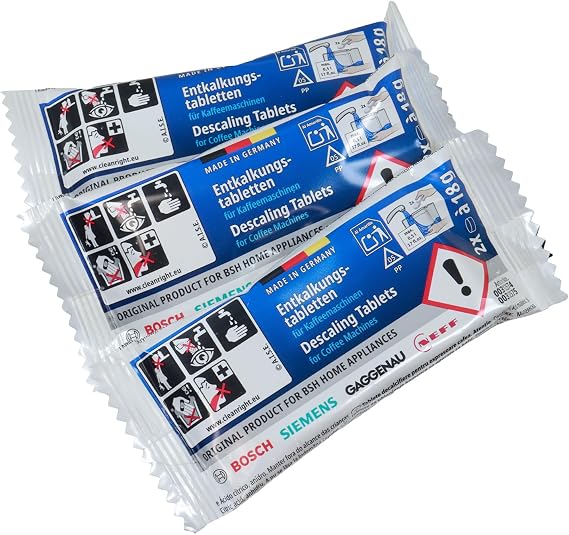 BSH 00311864 kireç çözücü tabletler, sodyum hidrojen karbonat