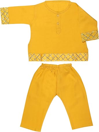 XDDesign Baby Girl Rayon Cotton Kurta Pant Set
