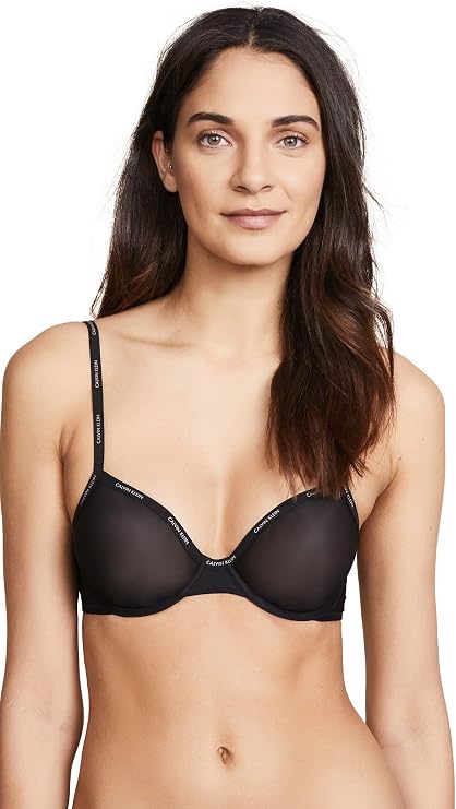 Calvin Klein Women's Sheer Marquisette Unlined Demi Bra