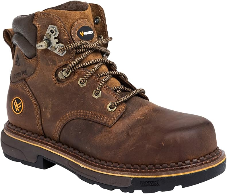 HAWX Men's Men'S Crew Chief Work Boot Composite Toe - Bhxc0rpw105