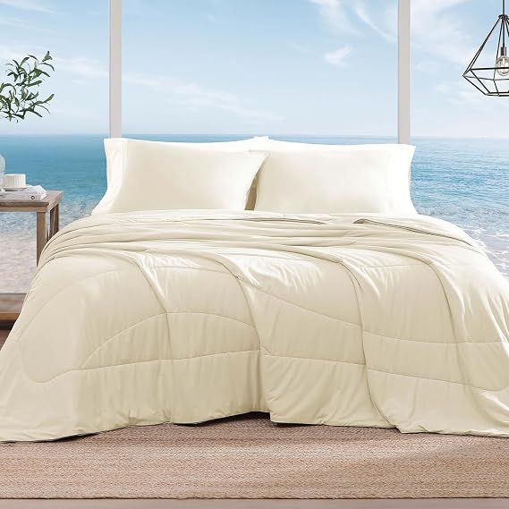 Cooling Comforter King Size-3 Pieces Cooling Blankets for Hot Sleepers