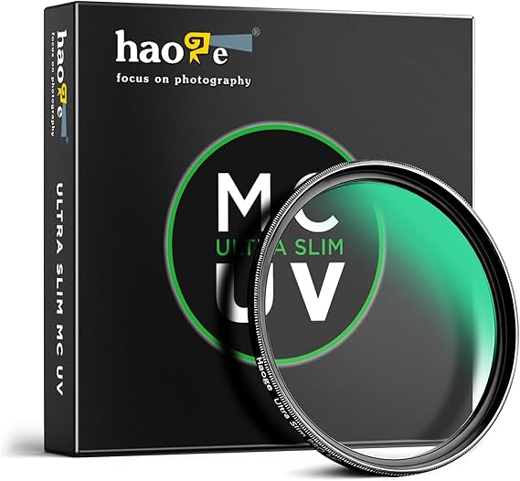 Haoge 58mm Lens Filter Ultra Slim MC UV Protection Multicoated Ultraviolet for Fujinon XF33mm F1.4 R LM WR 16-50mm F2.8-4.8 R LM Lens Canon 800D 700D 200D 1300D 60D with EF-S 18-55mm f4-5.6 is Lens
