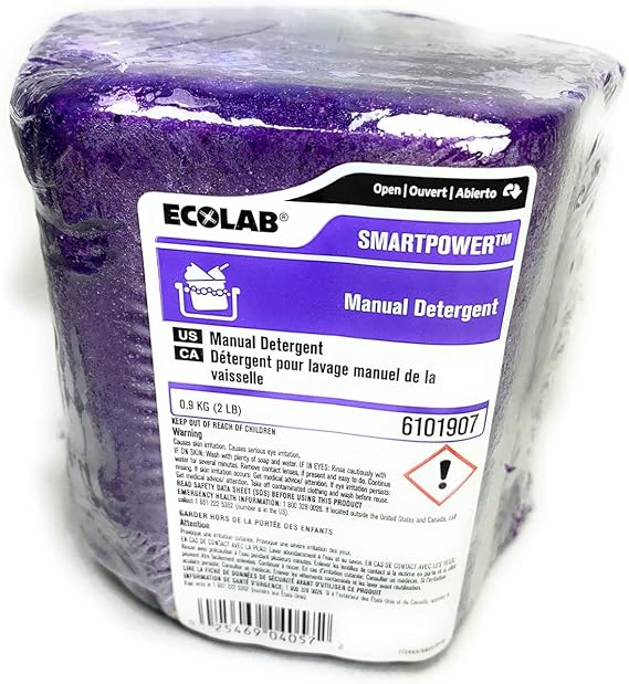 Ecolab Smart Power Manual Detergent, 2lbs. | 3/Case