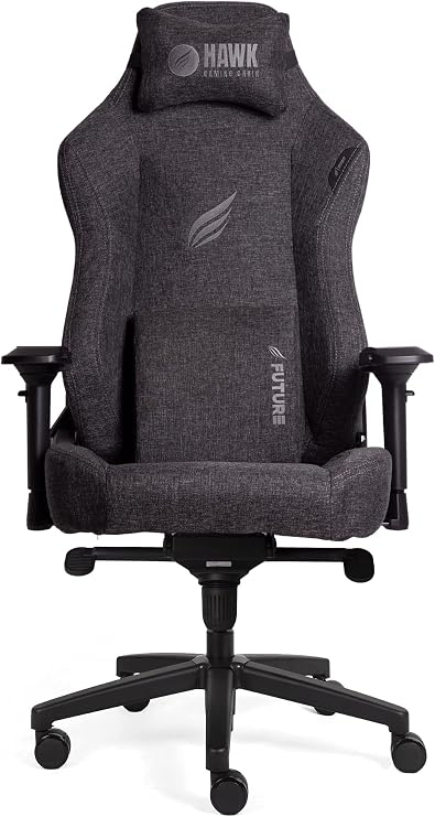 Hawk Gaming Chair Future Coal Fabric Gaming Chair (Coal)