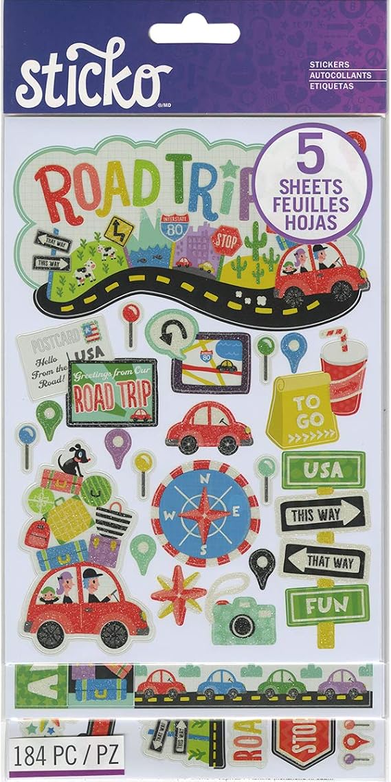 Sticko 52-60161 Road Trip Flip Pack