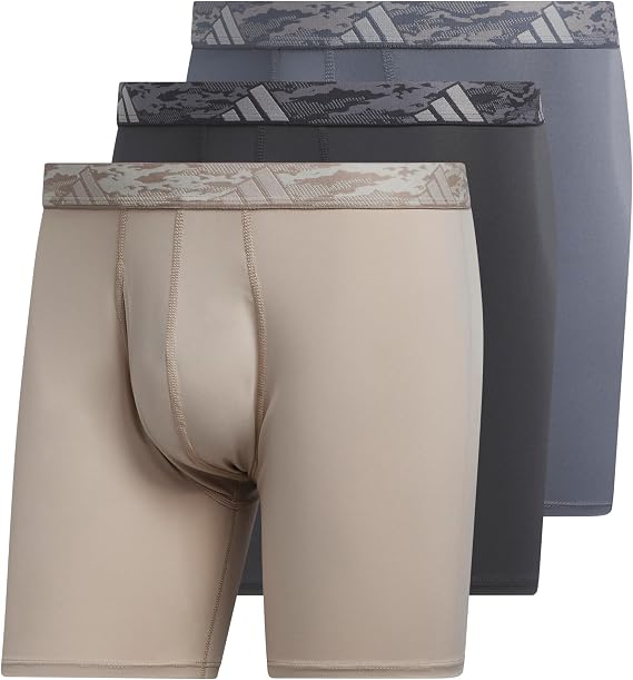 adidas Men's Microfiber 3-Pack Boxer Brief