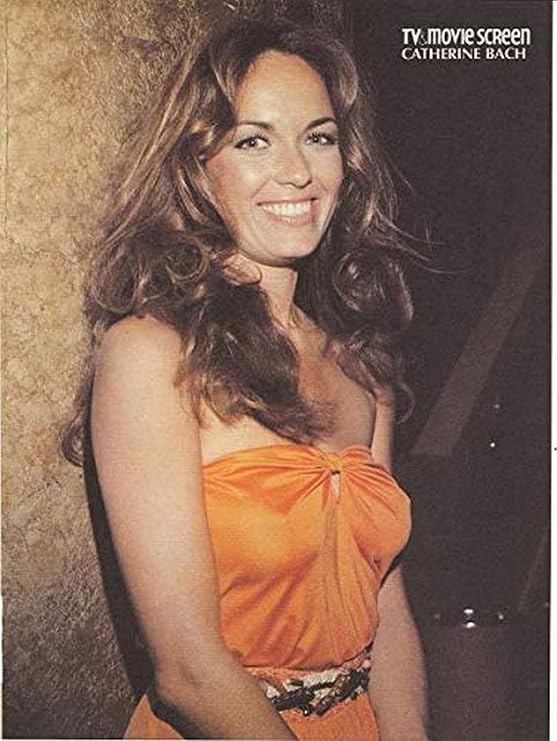 Posterazzi DAP14840 Catherine Bach-Orange Top Photo Print, 8 x 10, Multi