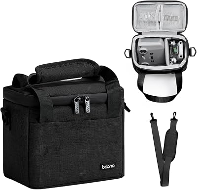 DJI Mini 4K42 SE Travel Carrying Case, Portable Shoulder Bag for Drone & Controller Accessories, Waterproof Oxford Storage Bag with Strap Handle Black
