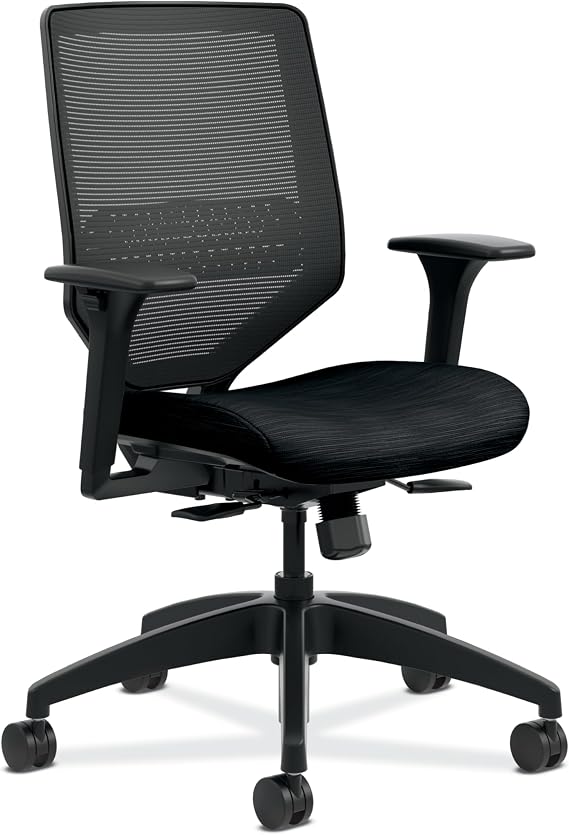 HON Solve Ergonomic Office Chair, Lumbar Support, Desk Chair, Black