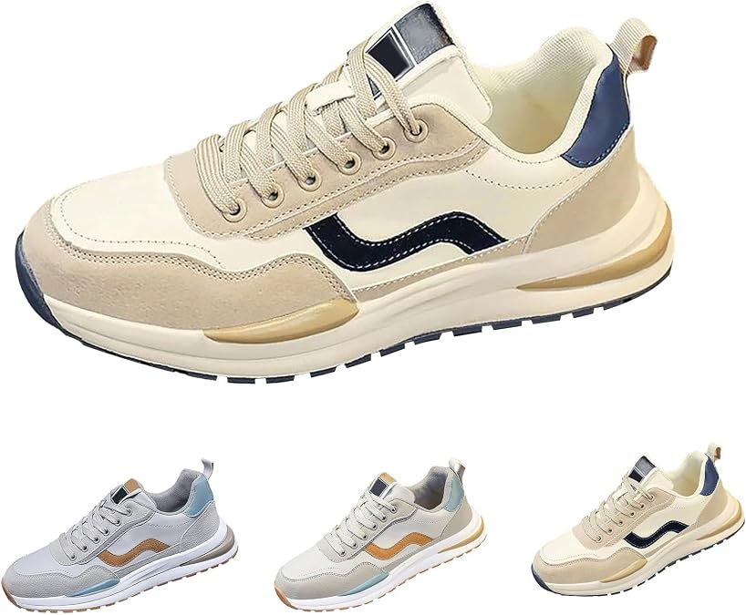 Running Shoes Men's Trainers with Air Cushion Outdoor Jogging Athletic Trainers Breathable Lightweight Sports Shoes Memory Foam Non-Slip Sole Jogging Shoes Leisure Shoes Walking Shoes