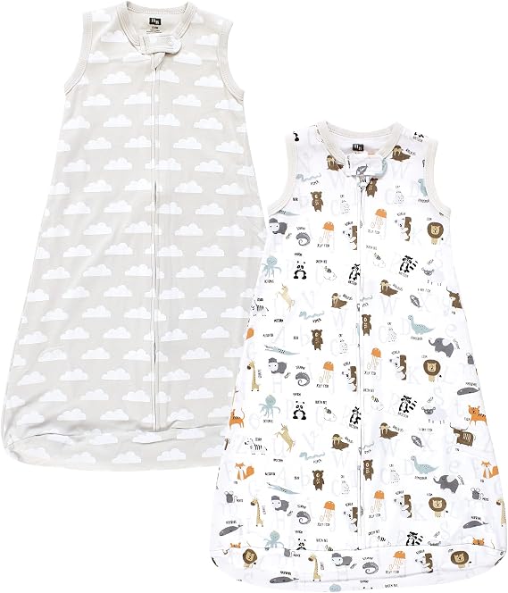 Hudson Baby Unisex Baby Interlock Cotton Sleeveless Sleeping Bag