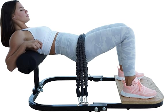 BootySprout Hip Thrust Machine for High Resistance Glute Training - Home Gym Workout -  with 45, 90, and 135 Lbs of Resistance