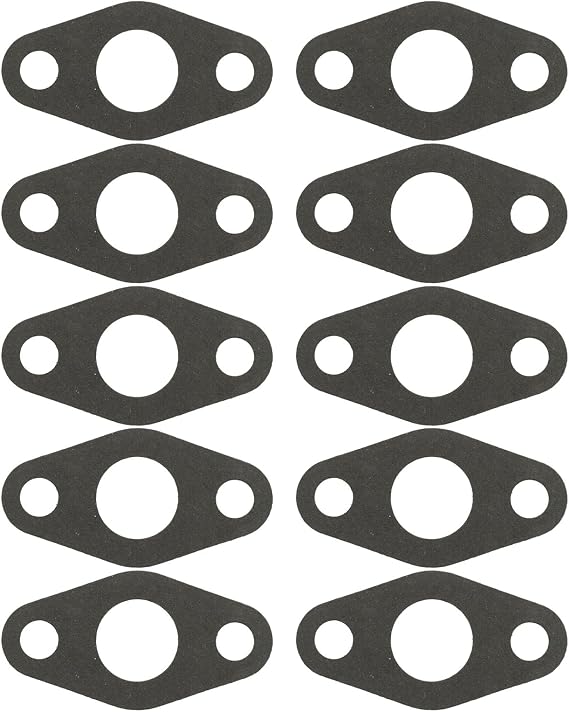 Tyenaza 10Pcs Turbo Gasket, Turbo Oil Drain Return Gasket Excellent Sealing Paper High Toughness Oil Drain Gaskets for T3 T4 Turbocharger